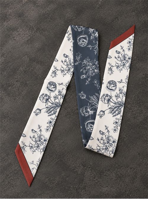 mini foulard fantasia SETTEBÌ | TWI03PROVENZALE PETROLIO